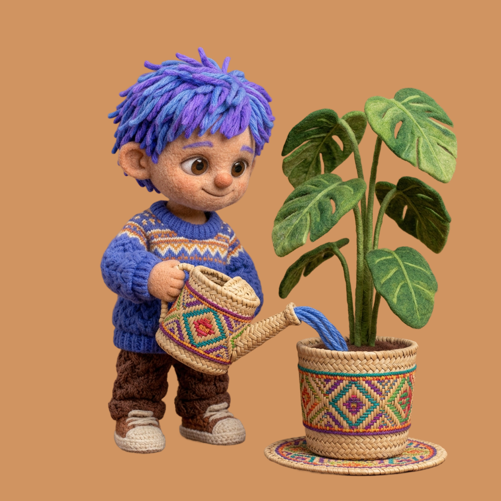 Pacote cuidando sus plantas